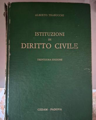 Libro di diritto civile Trabucchi 1989