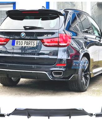 DIFFUSORE BMW X5 F15 12-18 LOOK M PERFORMANCE NERO