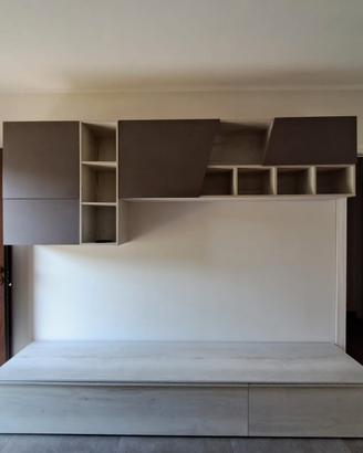 Mobile a parete 3 metri stile moderno – super capi