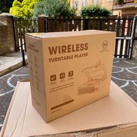 Giradischi Wireless Bluetooth 3 velocità – NUOVO
