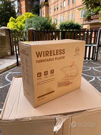 Giradischi Wireless Bluetooth 3 velocità – NUOVO