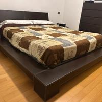 Letto matrimoniale in cuoio mod “DESIGNE”