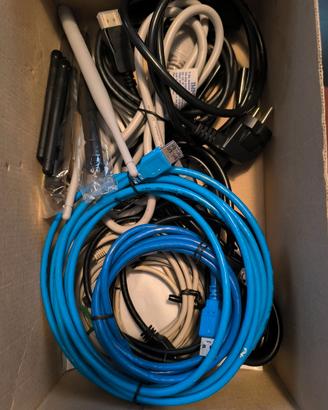 Cavi vari  adattatori e antenne WI-FI per pc