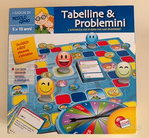 gioco da tavolo - tabelline & problemini