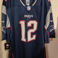 New England Patriots Tom Brady NFL maglia nuova 