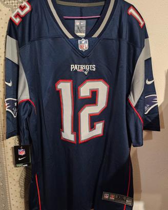 New England Patriots Tom Brady NFL maglia nuova 