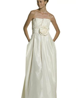 MaxMara abito bustier taffetà colore cipria tg 44