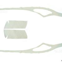 Kit feltri grigio laterali padiglioni Citroen 2CV