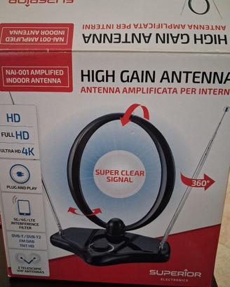 Antenna Tv amplificata da interno Superior