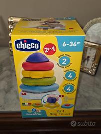 Gioco Torre degli anelli 2 in 1