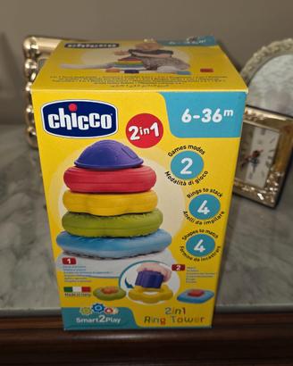 Gioco Torre degli anelli 2 in 1
