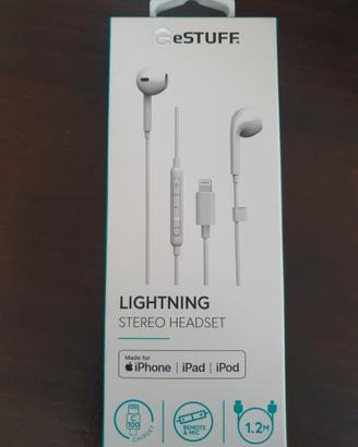 Cuffie Apple Lightning IPhone Ipad Ipod