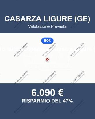 Immobile in asta di 12 m² a Casarza Ligure