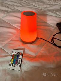 lampada led multicolore portatile ricaricabile