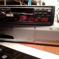 autoradio alpine con caricatore cd funzionante