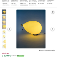 2 Lampade vintage da parete colore giallo