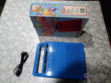 Mangiadischi BUGGY blu funzionante con scatola