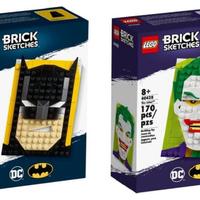 🆕 LEGO 40386 40428 BATMAN JOKER Brick Sketches