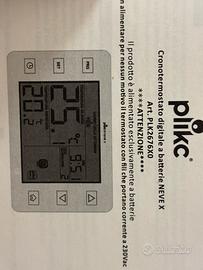 Cronotermostato a batteria nuovo PLIKC