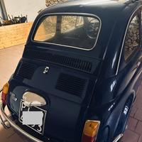 Fiat 500 d’epoca blu