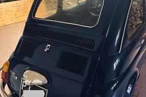 Fiat 500 d’epoca blu
