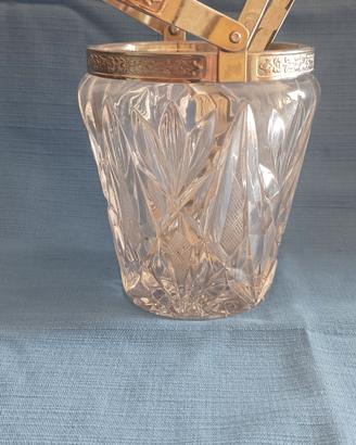 secchiello Ghiaccio Vintage con Pinza e salvagocci