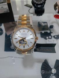 Bulova Surveyor Argento Open Heart Bicolor 42mm

