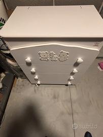 Italbaby happy family  fasciatoio 4 cassetti