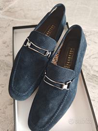 mocassino estivo blu