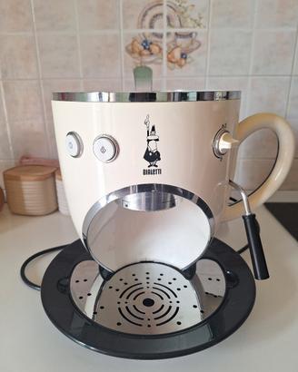 Macchina caffè Bialetti Tazzona  Bianca/Nera