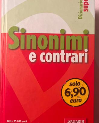 Dizionario sinonimi e contrari
