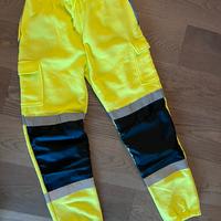 Pantaloni felpati catarifrangenti XXXL