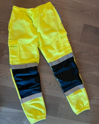 Pantaloni felpati catarifrangenti XXXL