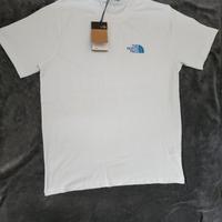 Maglietta The North Face Bianca con Logo Piccolo