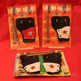 Fondina, singola e doppia COWBOY FAR-WEST, anni 70