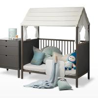 Stokke home lettino hazy gray
