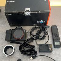 Sony alpha a7s ILCE-7s con accessori