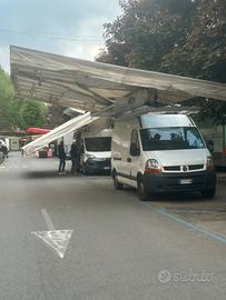 Furgone con tenda