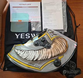 Maschera Saldatura YESWELDER LY800H Nuova Completa