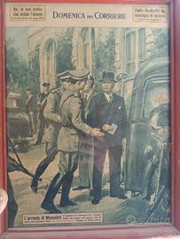 quadro "arresto del duce Benito mussolini"
