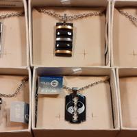 Lotto collane in acciaio