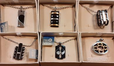 Lotto collane in acciaio