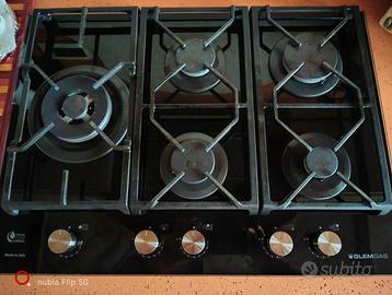 Piano cottura GLEMGAS 5 fuochi