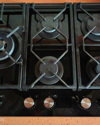 Piano cottura GLEMGAS 5 fuochi