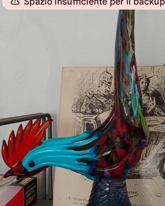 Gallo in vetro di Murano