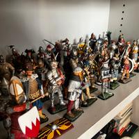 Collezione soldatini piombo di pregio 15-18cm