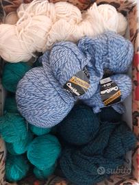 GOMITOLI LANA KG. 2 colori vari