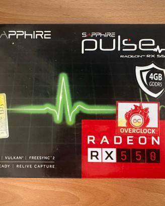 Scheda video RX 550 4gb ddr5