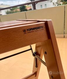 Sgabello in legno massello