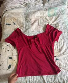 Maglietta elegante rossa